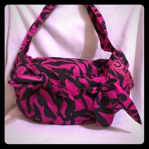 Marc Jacobs Pink Zebra Print Shoulder Bag